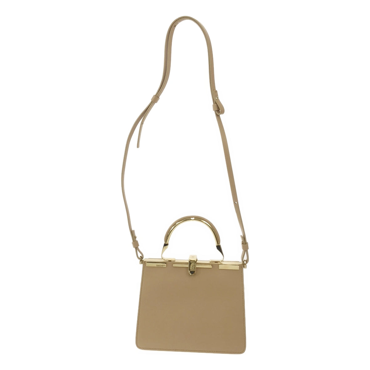 【美品】  ZANCHETTI / ザンチェッティ | 2021SS | Deuxieme Classe別注 2way SQUARE バッグ | ベージュ | レディース
