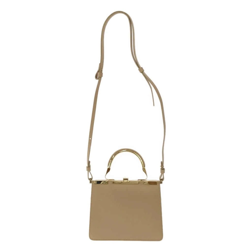 【美品】  ZANCHETTI / ザンチェッティ | 2021SS | Deuxieme Classe別注 2way SQUARE バッグ | ベージュ | レディース