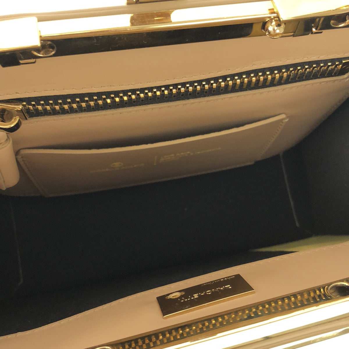 [品相良好] ZANCHETTI | 2021春夏 | Deuxieme Classe 特別訂購 2way 方形包 |米色 |女性的