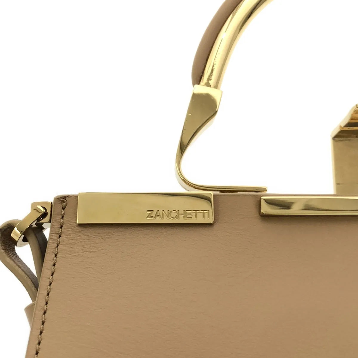 【美品】  ZANCHETTI / ザンチェッティ | 2021SS | Deuxieme Classe別注 2way SQUARE バッグ | ベージュ | レディース