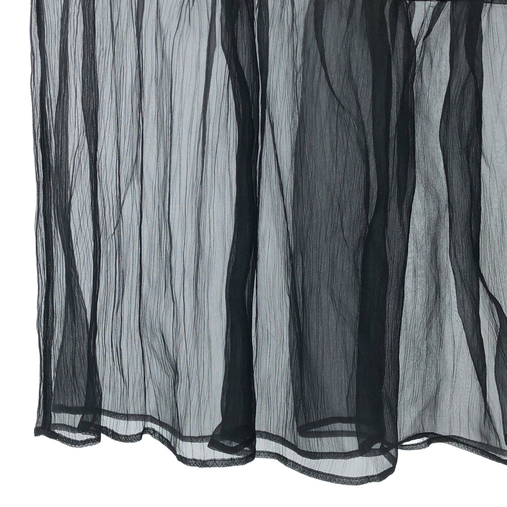 LOKITHO / ロキト | 2023SS | SILK YORYU SKIRT シルク レイヤード ロングスカート | 2 | ブラック | レディース