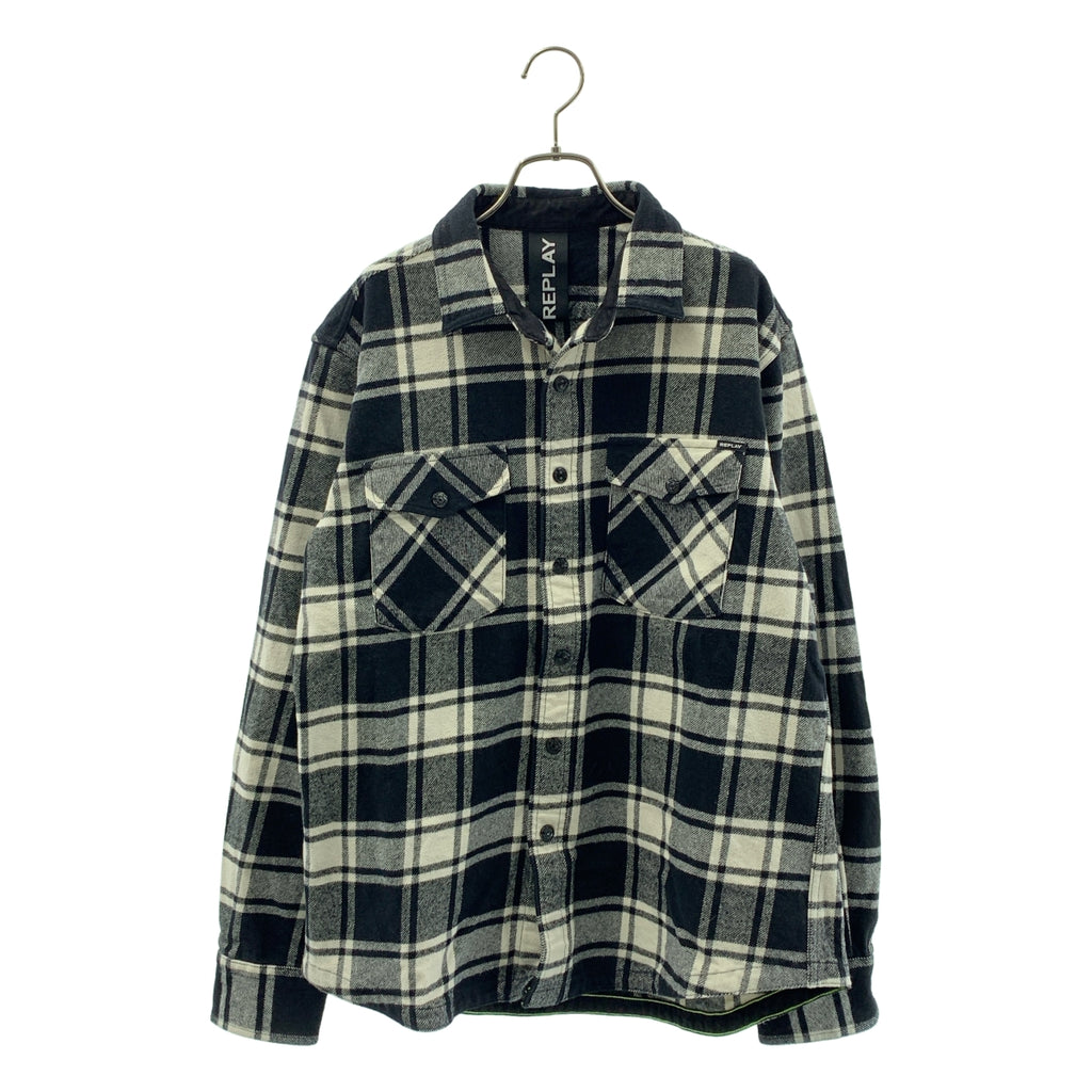 REPLAY / リプレイ | レギュラーフィット フランネル チェックシャツ | L | メンズ