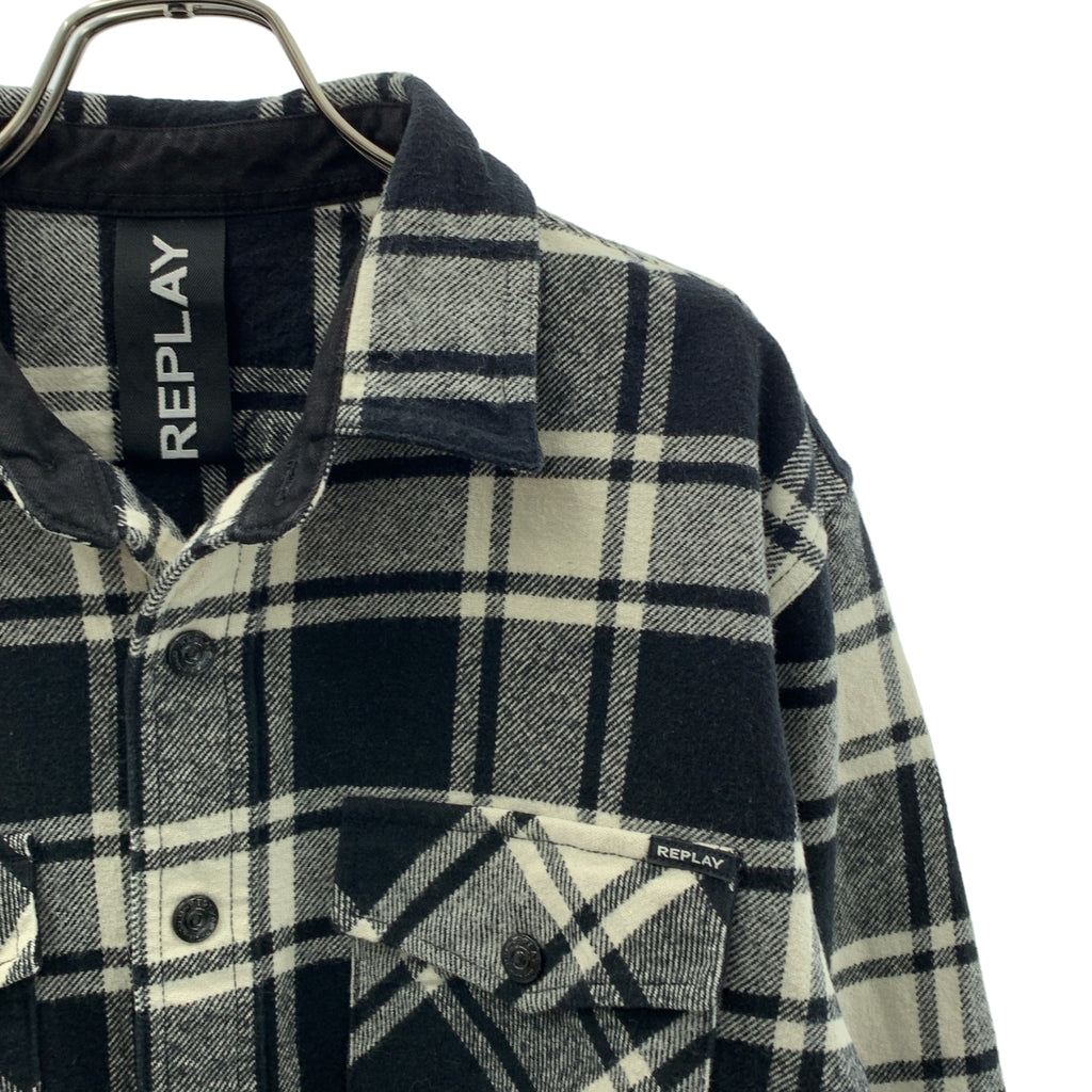 REPLAY / リプレイ | レギュラーフィット フランネル チェックシャツ | L | メンズ