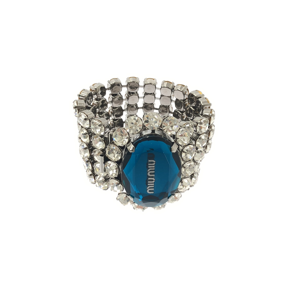 miu miu / ミュウミュウ | ビジュー バングル ブレスレット |