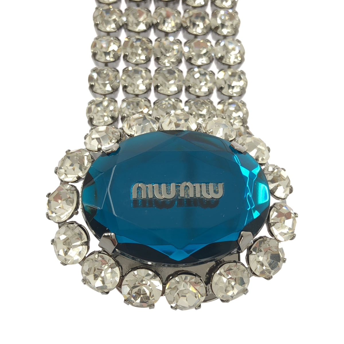 miu miu / ミュウミュウ | ビジュー バングル ブレスレット |