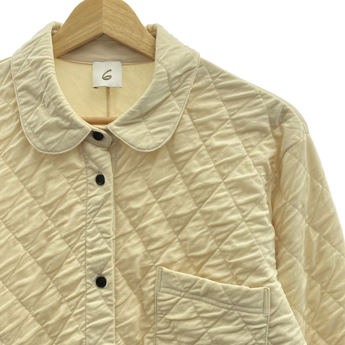 6(ROKU) / Roku | 絎縫襯衫 | 米色 | 女款