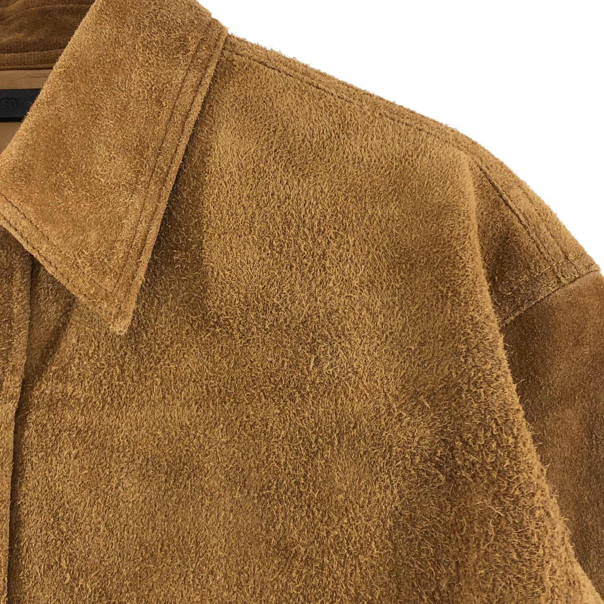 MINEDENIM / マインデニム | Suede Leather Western SH / 牛革 スエード レザー ウエスタン シャツ | 2 | メンズ