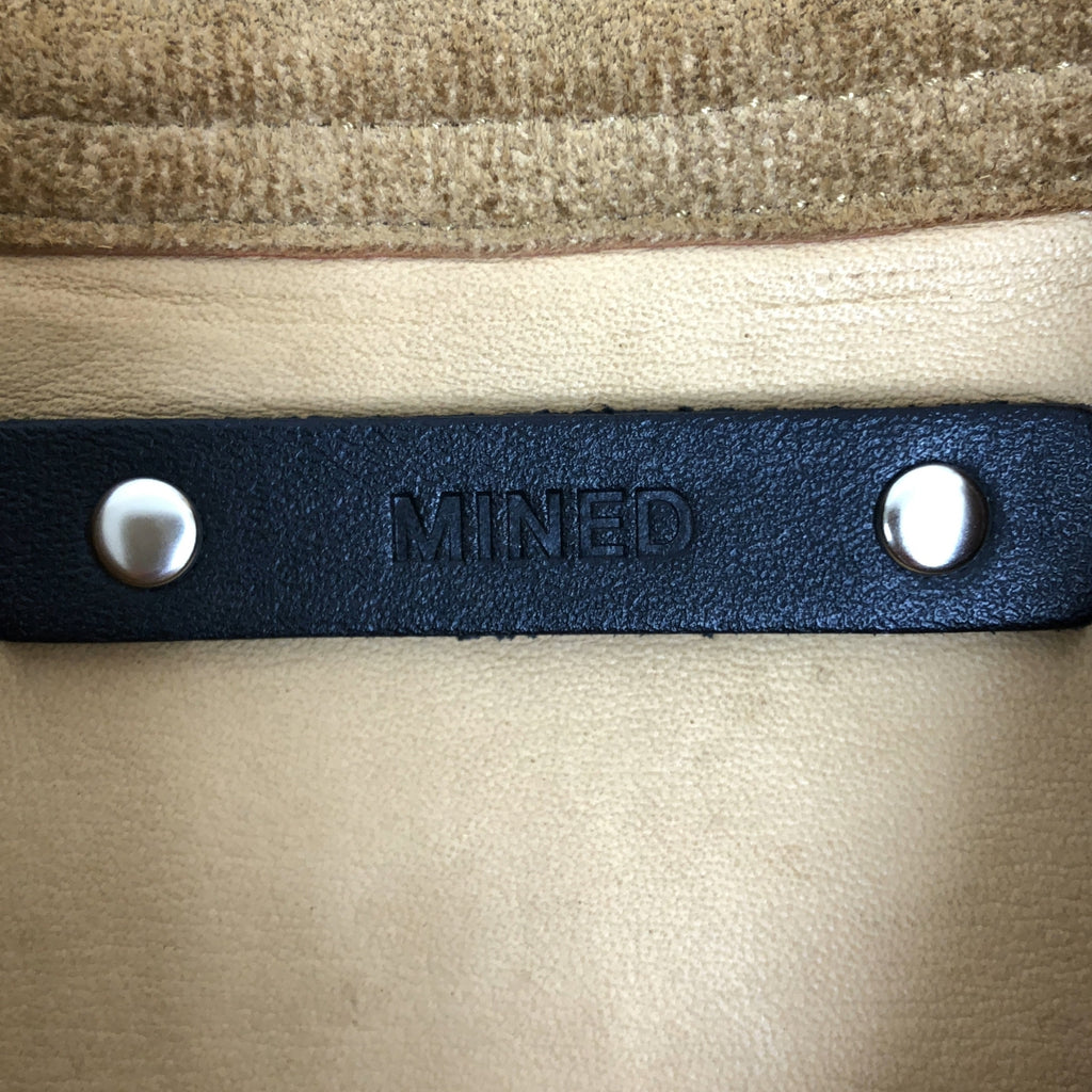 MINEDENIM / マインデニム | Suede Leather Western SH / 牛革 スエード レザー ウエスタン シャツ | 2 | メンズ