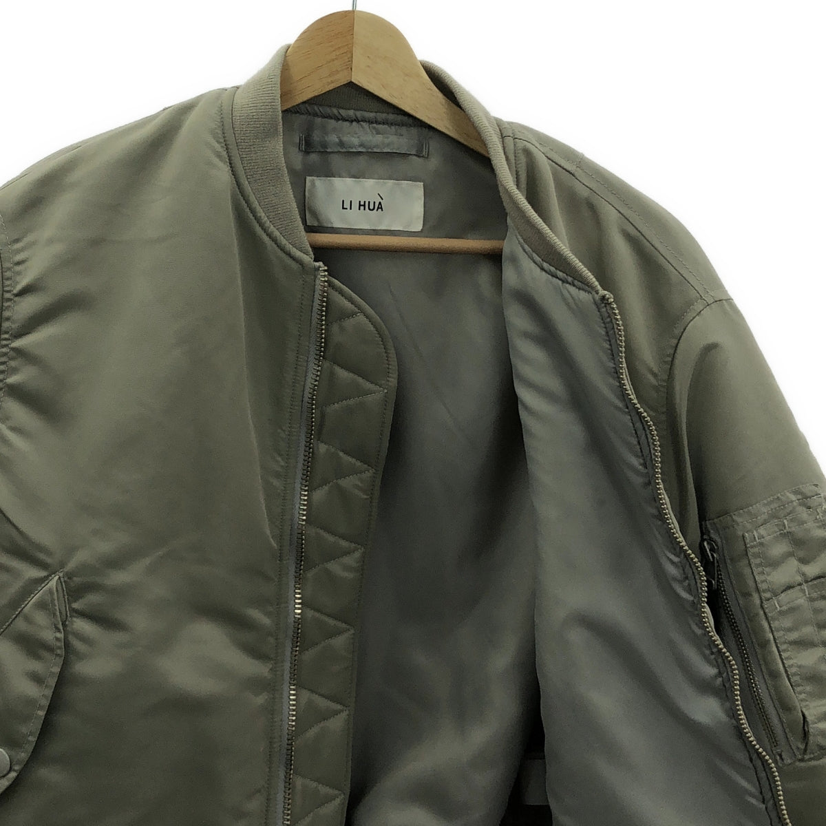 LI HUA / 리퍼 | MA-1 비행 재킷 | 38 | 회색 계열 | 여성