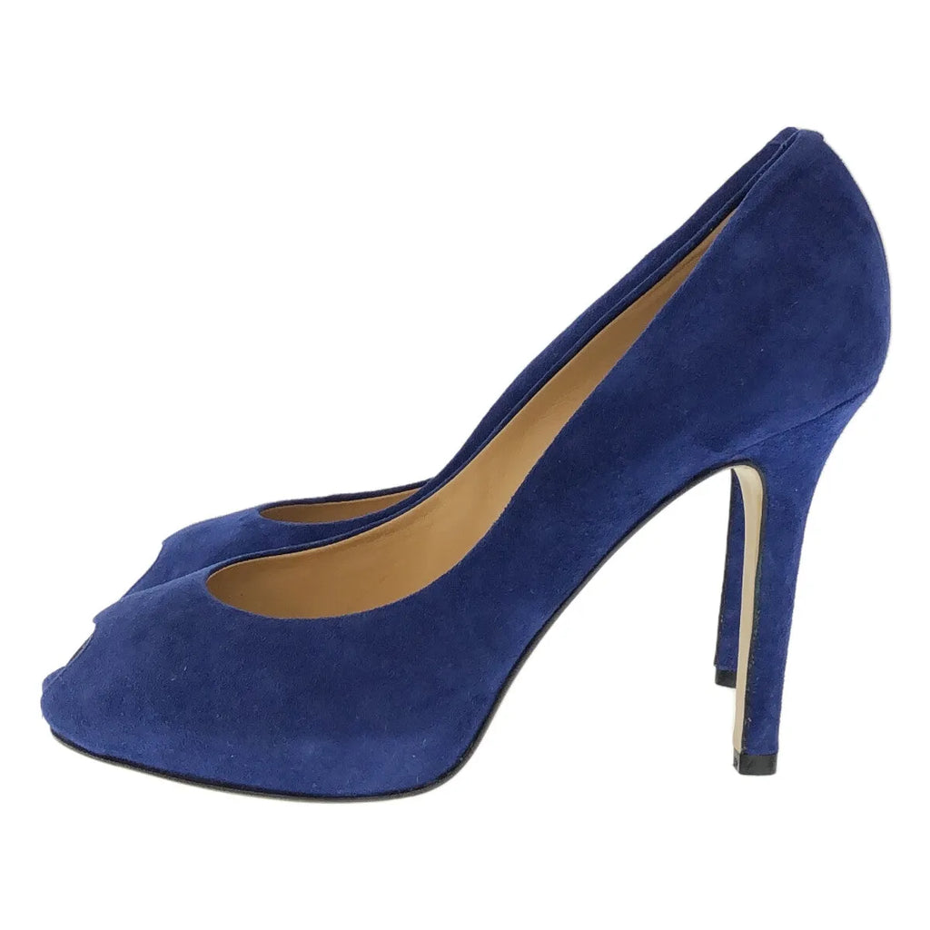 【新品】  PELLICO / ペリーコ | OPEN 90 スエード オープントゥ ヒールパンプス | 36 1/2 | ブルー | レディース