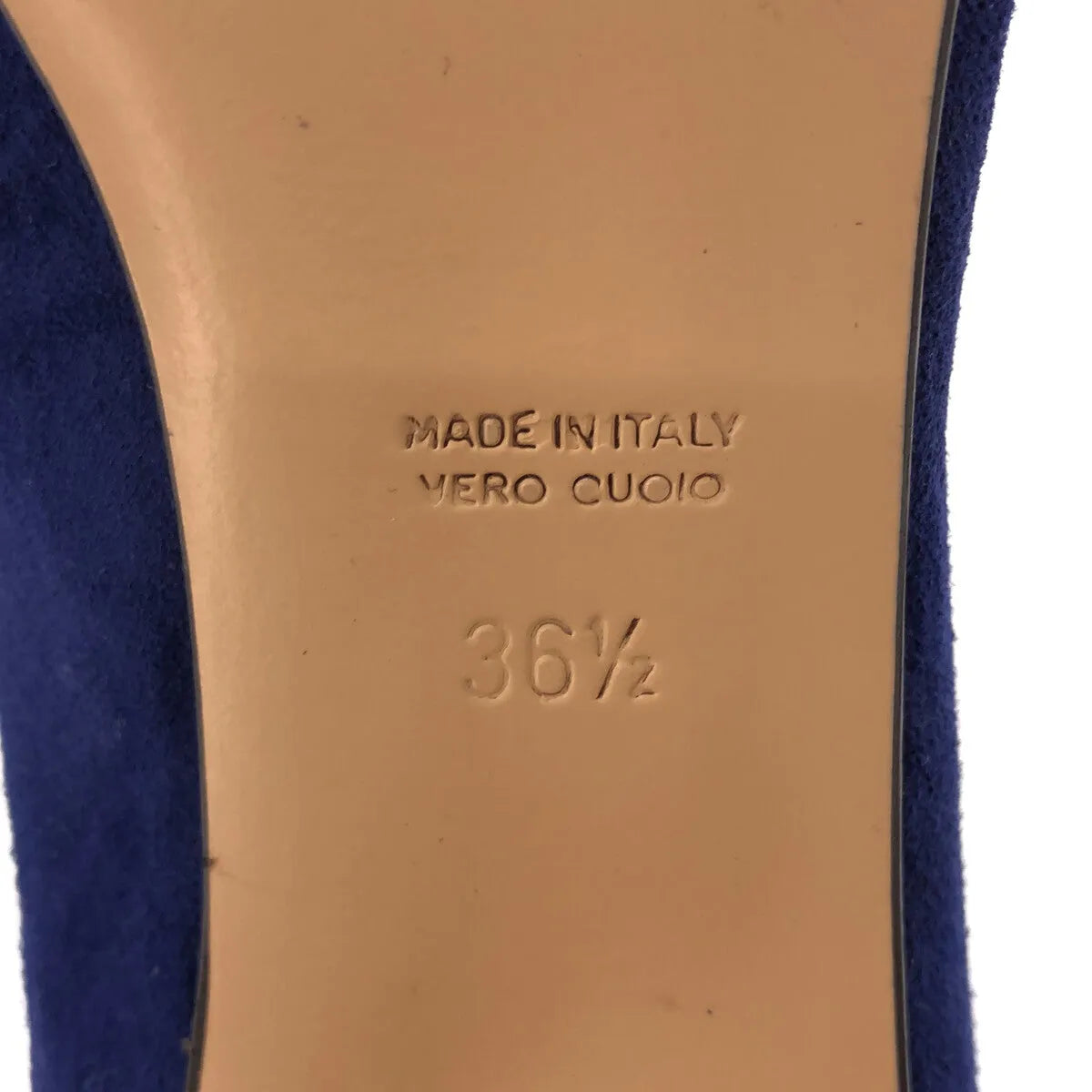 【新品】  PELLICO / ペリーコ | OPEN 90 スエード オープントゥ ヒールパンプス | 36 1/2 | ブルー | レディース