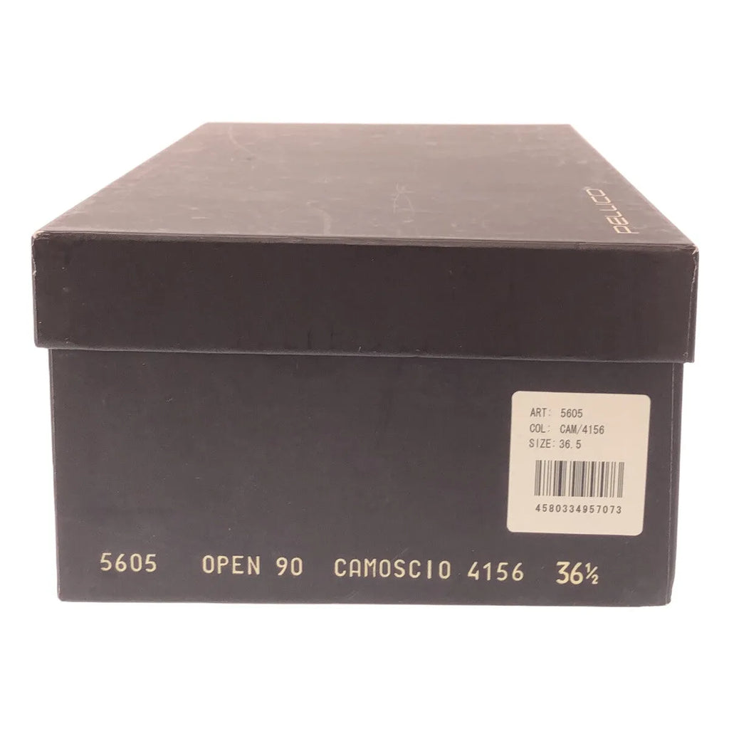 【新品】  PELLICO / ペリーコ | OPEN 90 スエード オープントゥ ヒールパンプス | 36 1/2 | ブルー | レディース