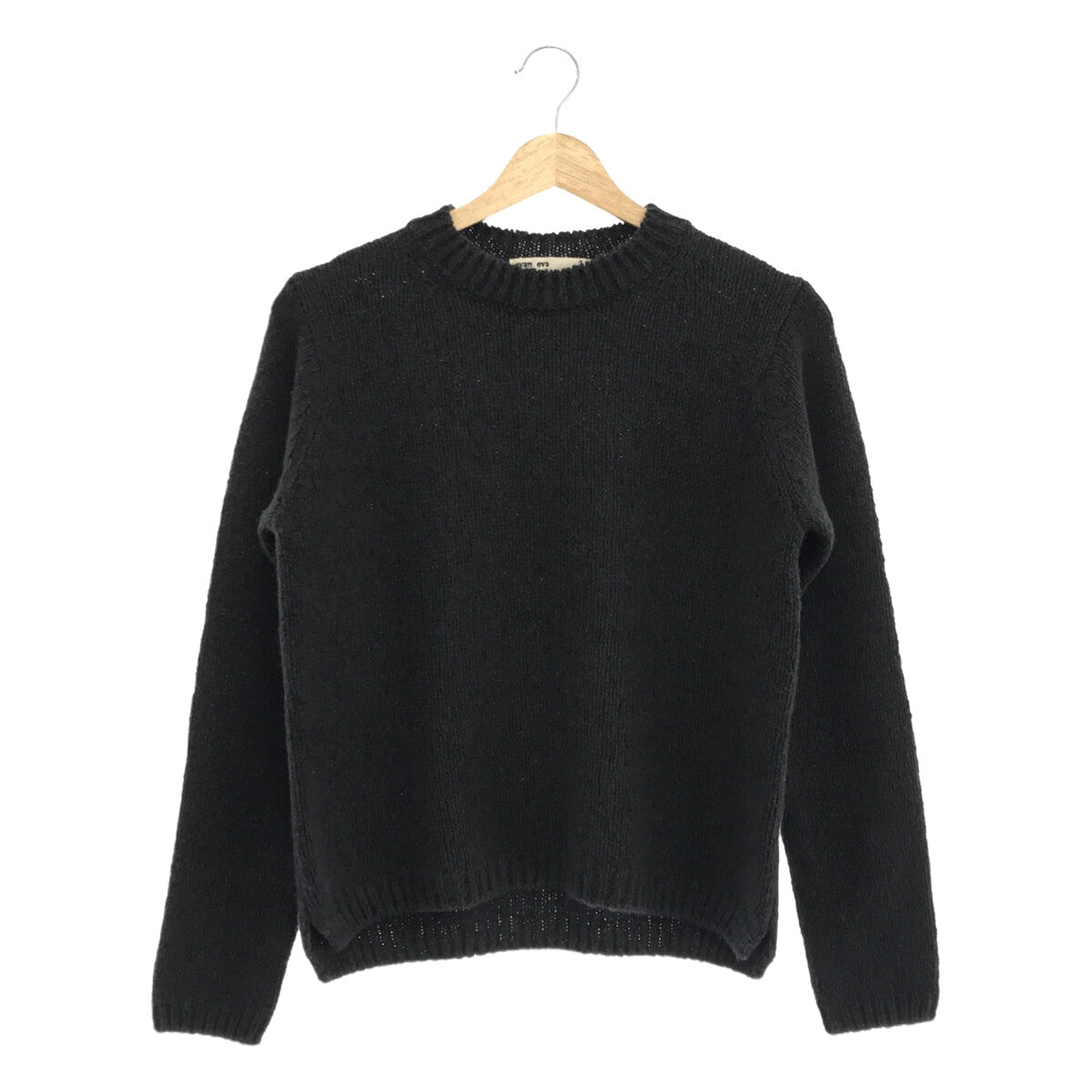 [Good Condition] evam eva / Evam Eva | Cashmere sable pullover knit | Gray | Women's