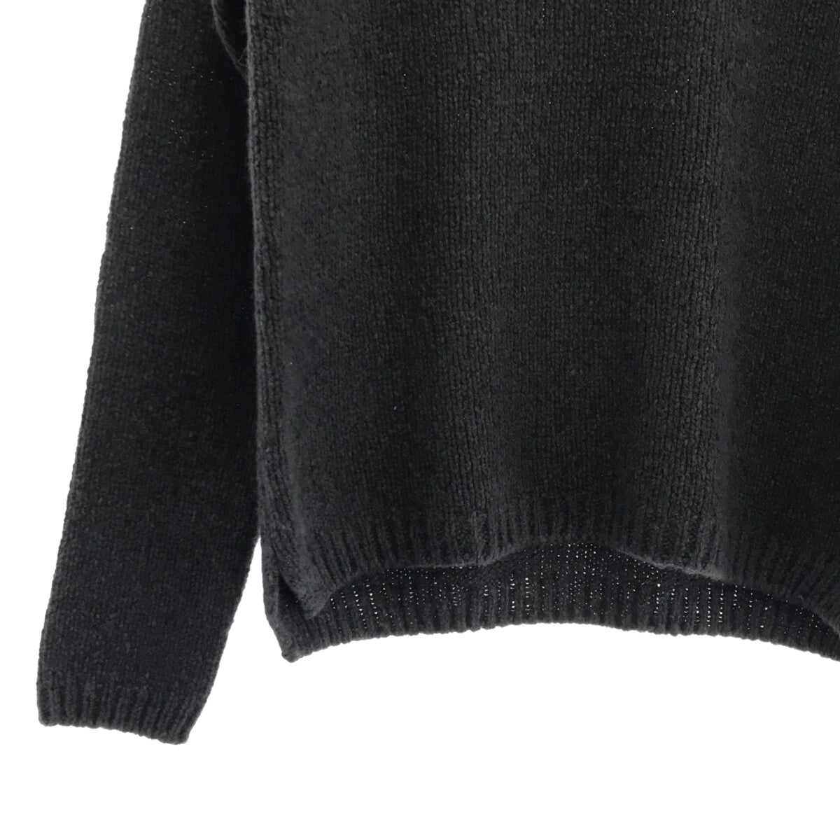 【美品】  evam eva / エヴァムエヴァ | cashmere sable pullover ニット | グレー | レディース