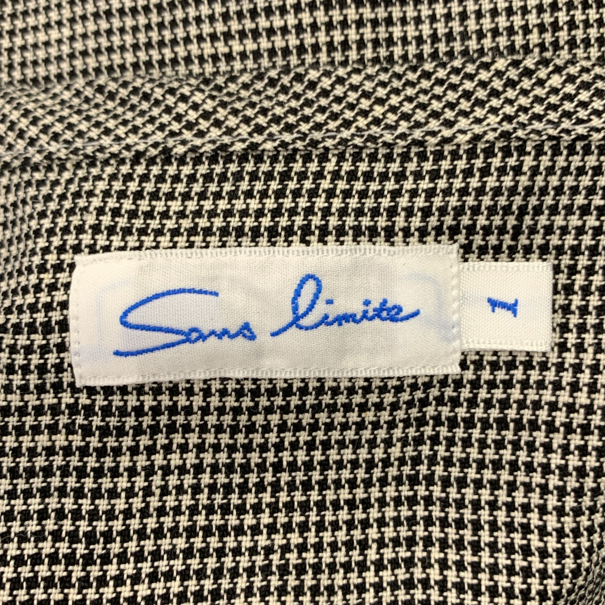 sans limite | 2023春夏 | 超大側袋套頭衫 | 1 | 男款