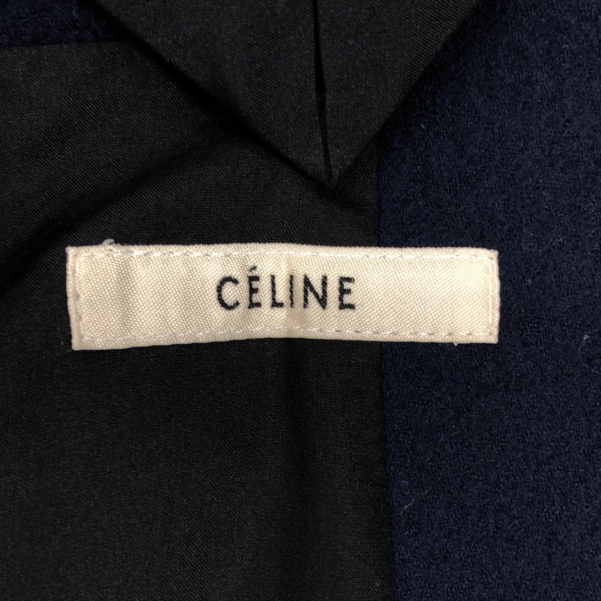 CELINE / Celine | by Phoebe Philo Phoebe / Melton Crombie 大衣 | 尺寸 40 | 海軍藍 | 女款