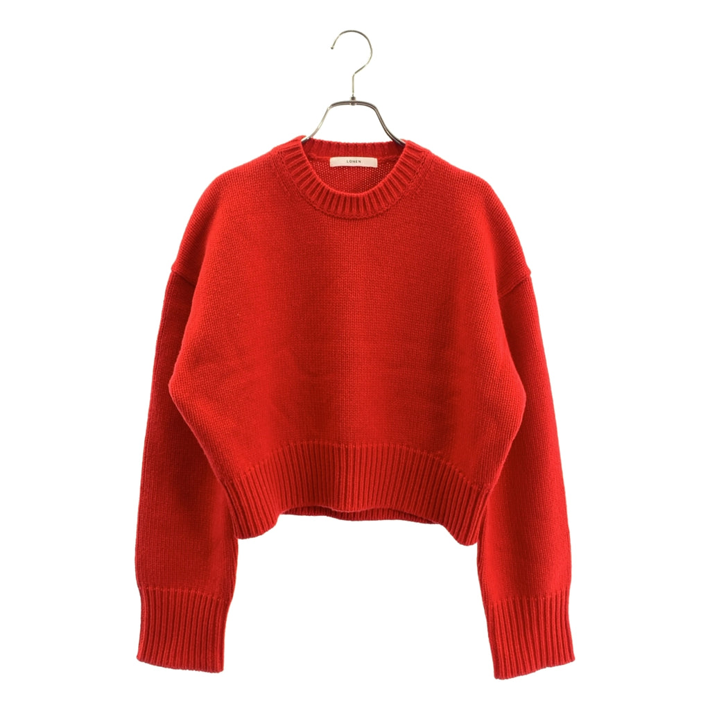 LOHEN / ローヘン | ウール カシミヤ クロップドニット | F | レディース