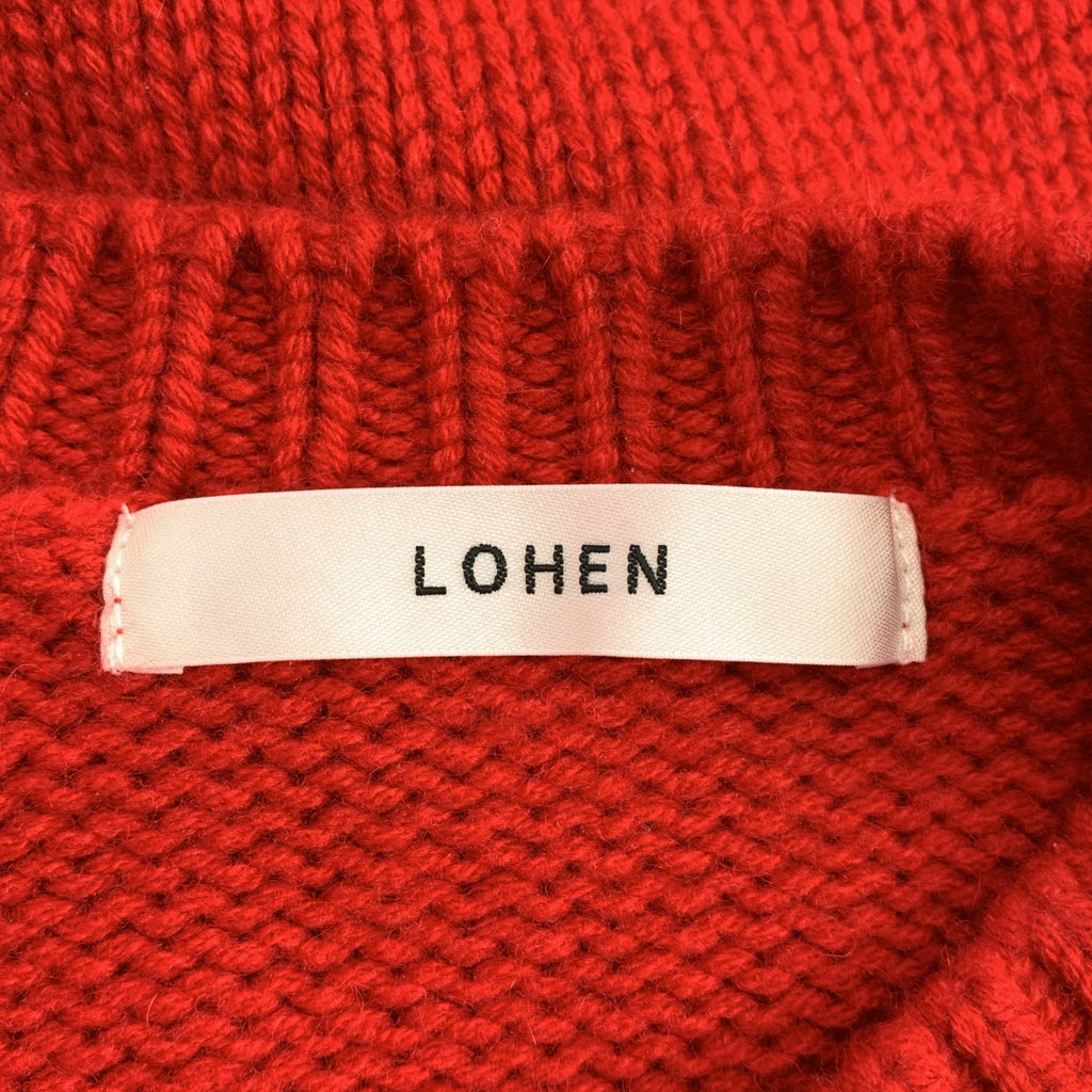 LOHEN / ローヘン | ウール カシミヤ クロップドニット | F | レディース