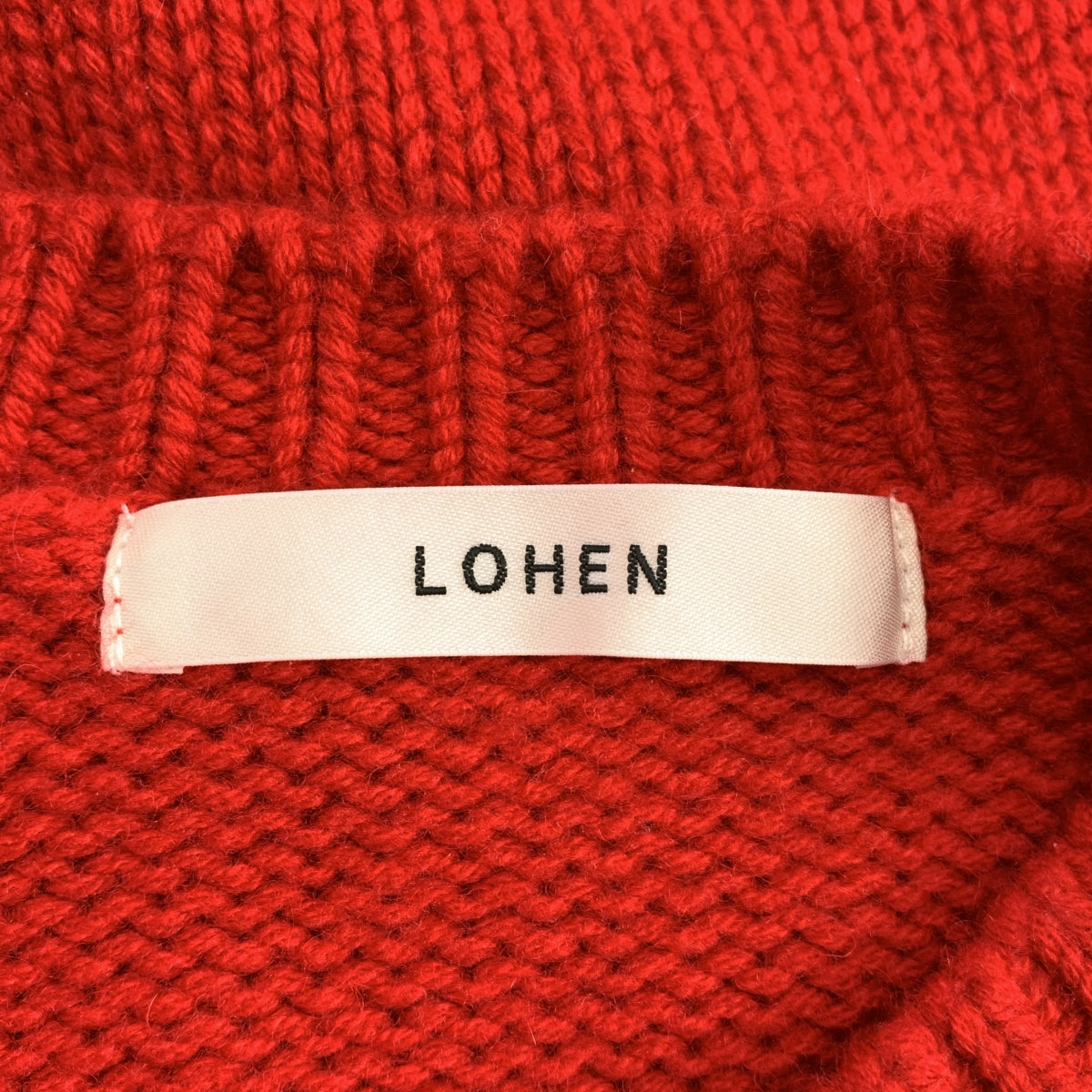 LOHEN / ローヘン | ウール カシミヤ クロップドニット | F | レディース