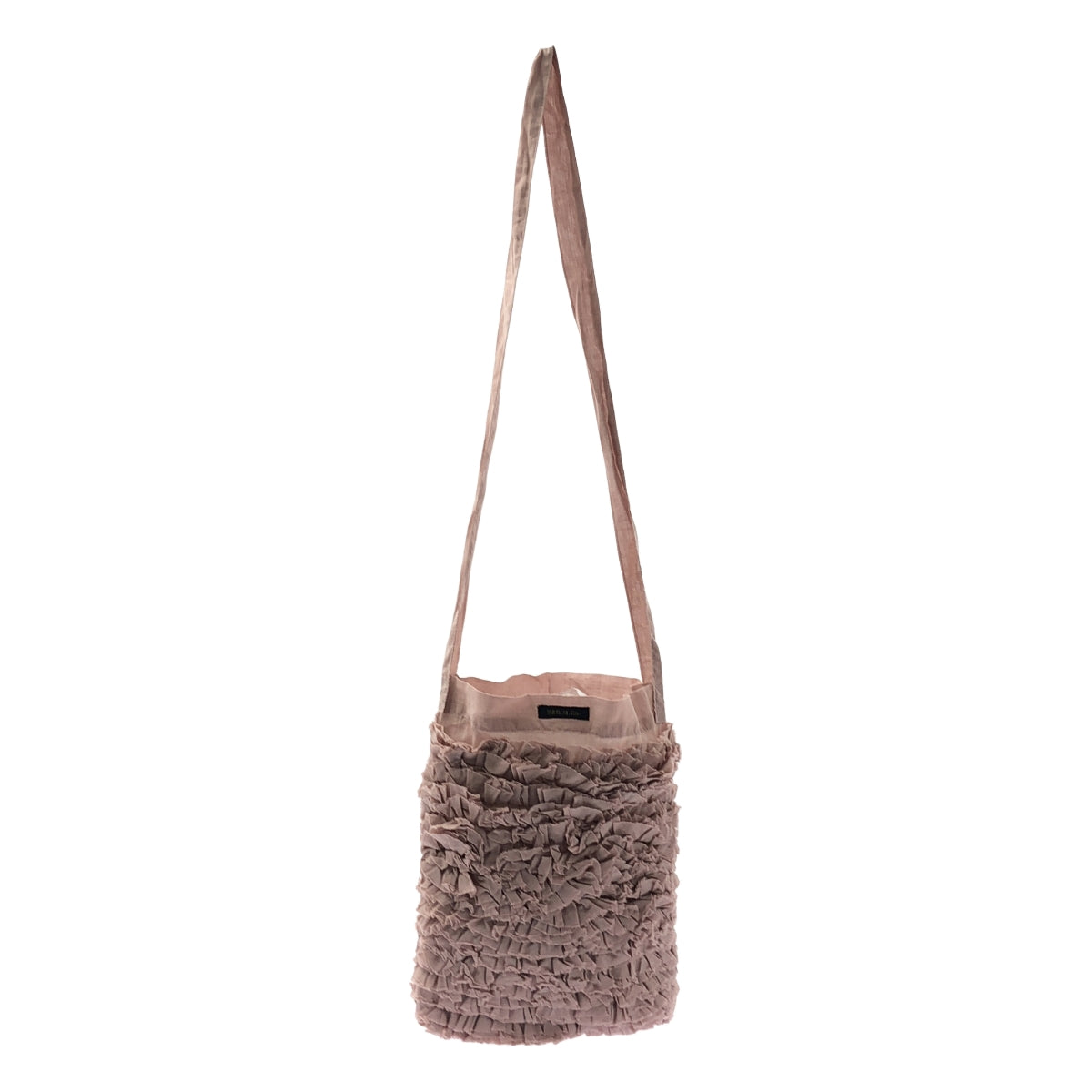 【신품】 R &amp; DMCo- / 올드 맨즈 재단사 | FRILL ONE SHOULDER BAG 프릴 원 숄더백 | F | Pink / 핑크 | 여성
