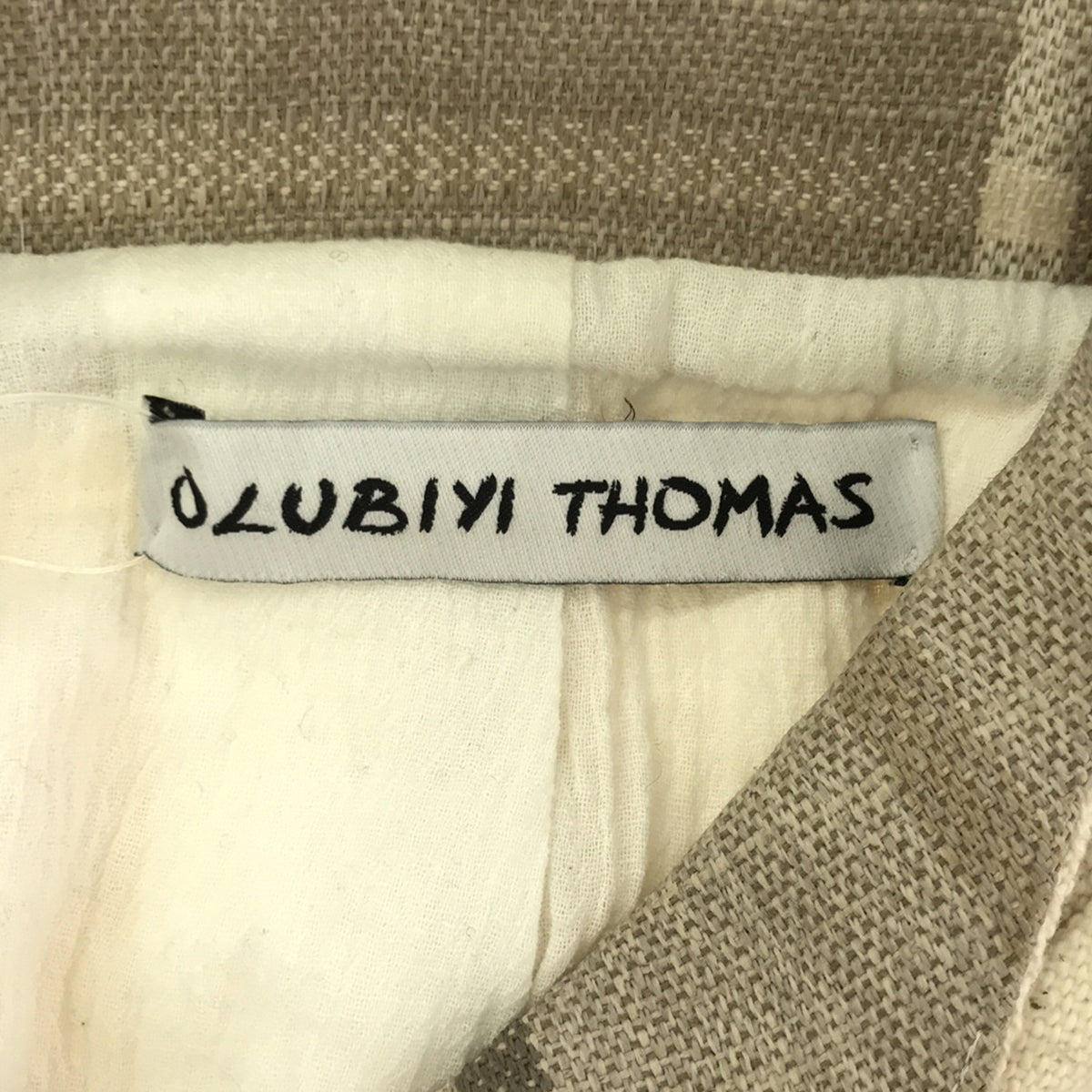 OLUBIYI THOMAS / オルヴィトーマス | 2023SS | train driver jacket with detachable sleeves チェック パッチワーク デタッチャブルスリーブ ジャケット | 2 | メンズ