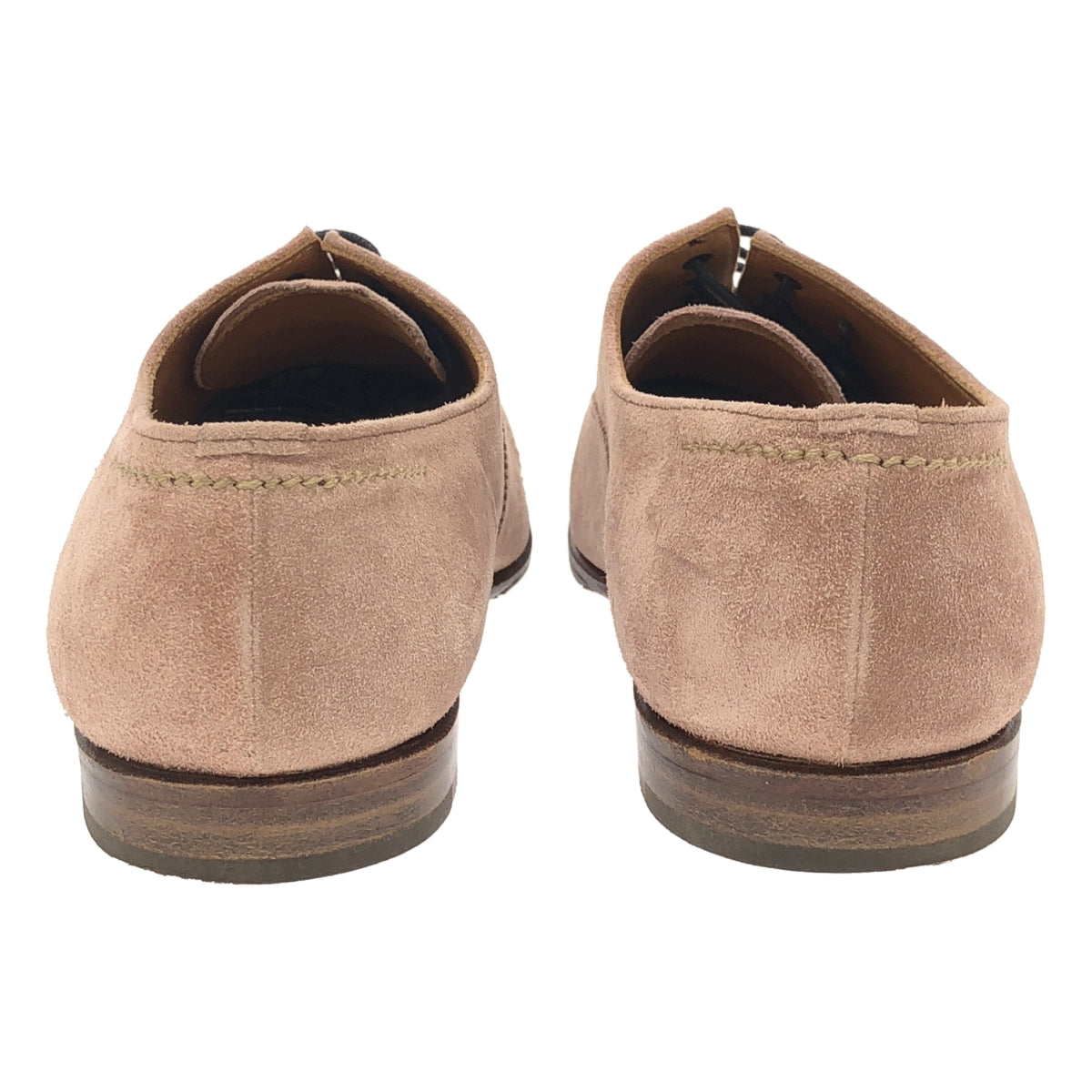 【美品】  MARGARET HOWELL / マーガレットハウエル | スエードレザー レースアップ ストレートチップ シューズ | 37 | ピンクベージュ | レディース