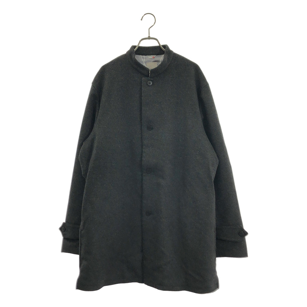 SOU・SOU / ソウソウ | ウール カシミヤ ブレンド シングル オーバーコート / 柄総裏地 | L | メンズ