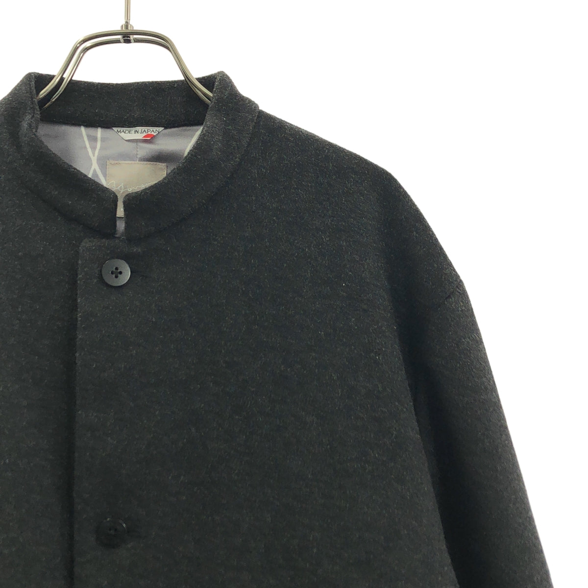 SOU・SOU / ソウソウ | ウール カシミヤ ブレンド シングル オーバーコート / 柄総裏地 | L | メンズ