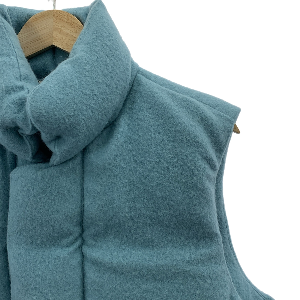 【美品】  AURALEE / オーラリー | 2024AW | BRUSHED ALPACA WOOL DOWN VEST アルパカ混 ダウン ベスト | 1 | ライトブルー | レディース