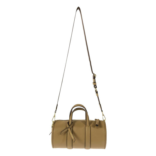 [Good Condition] NOBLE | 2023AW | [mica della valle] Cilindro Shoulder Bag | Light Brown | Women's