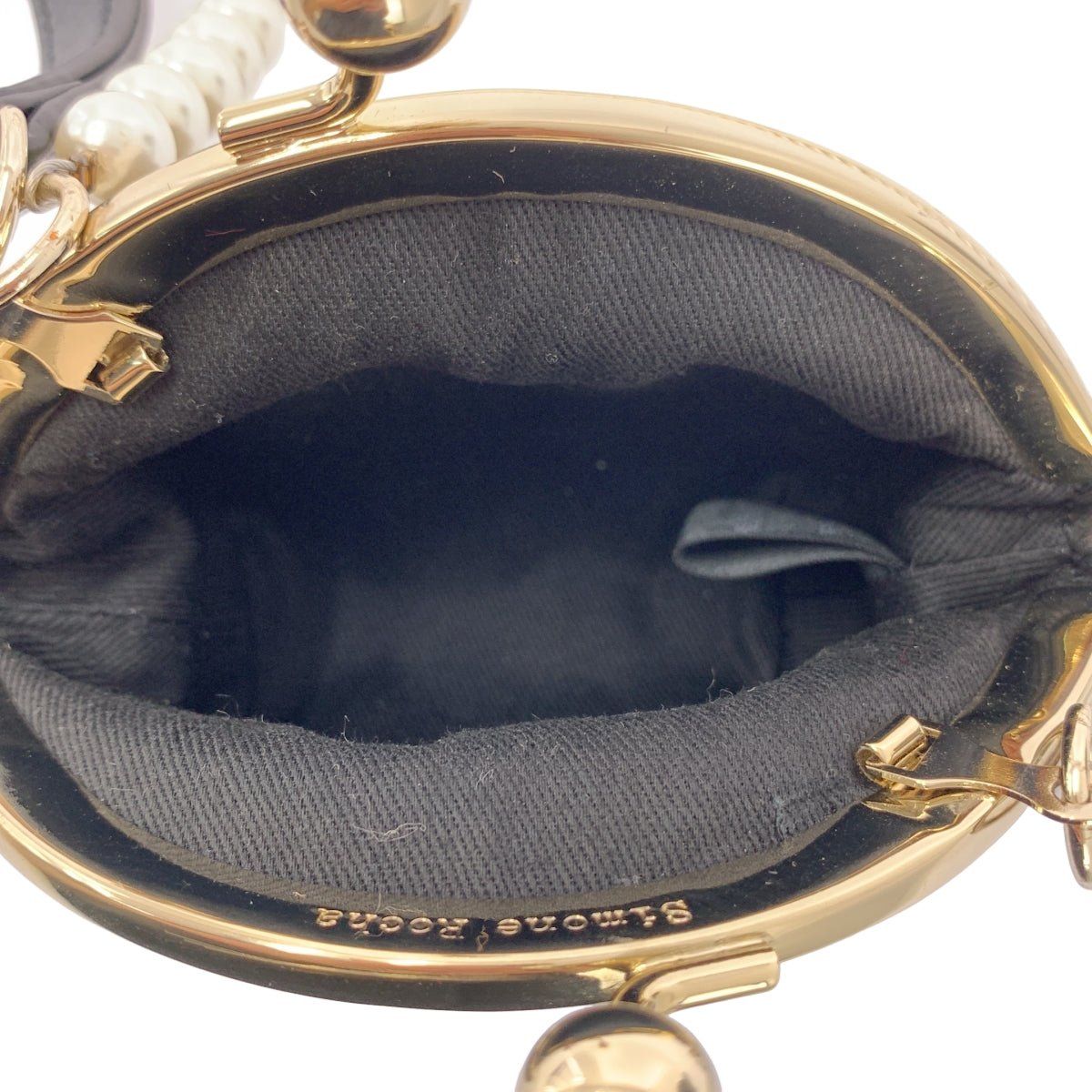 Simone Rocha / 시모네로샤 | SNAP COIN PURSE W / PEARL CROSSBODY &amp; EMB WRISTLET 진주 동전 퍼스 숄더백 |