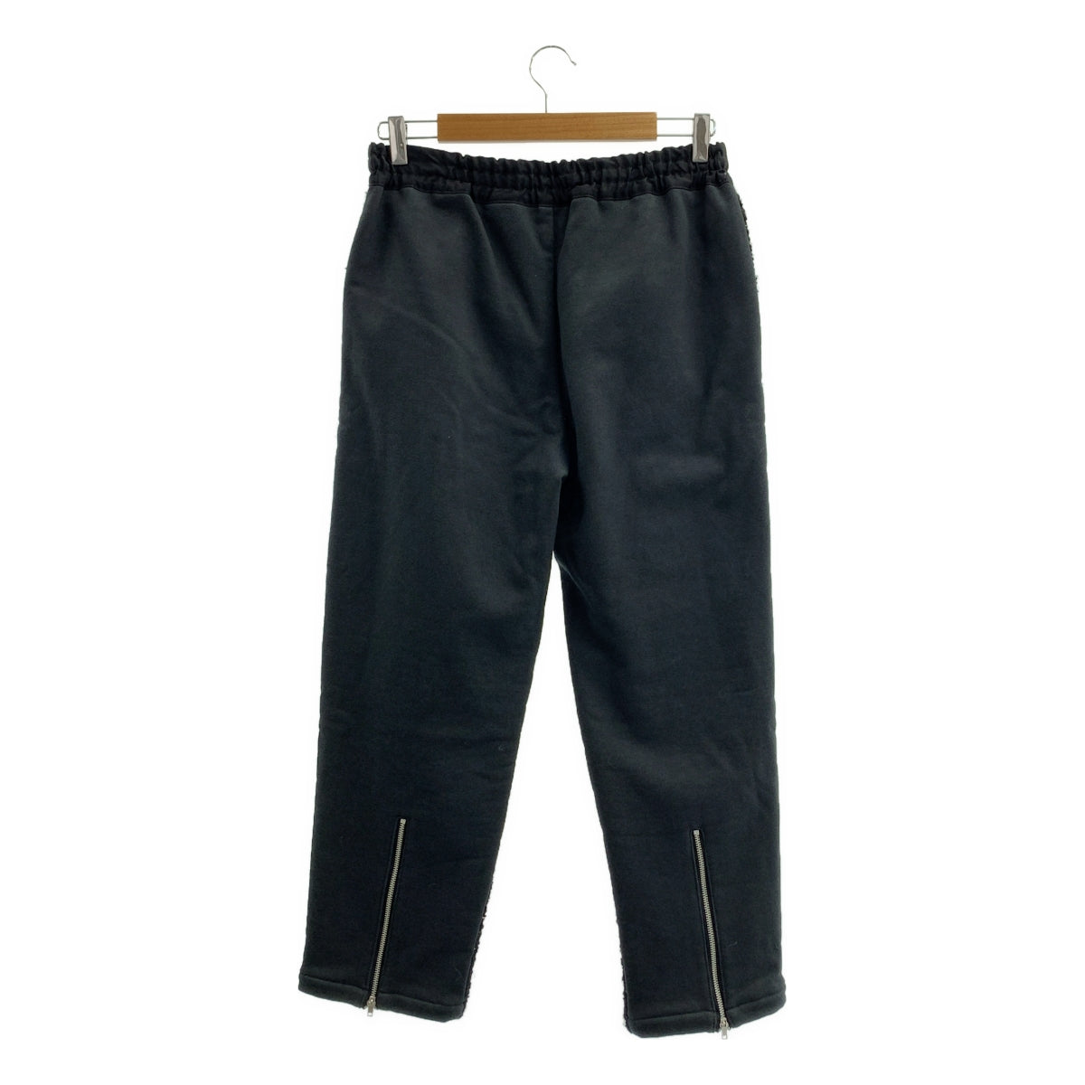 tricot COMME des GARÇONS | 2018 秋冬 | 拉鍊下擺抽繩羊毛粗花呢運動衫及休閒褲 | 黑色 | 女款