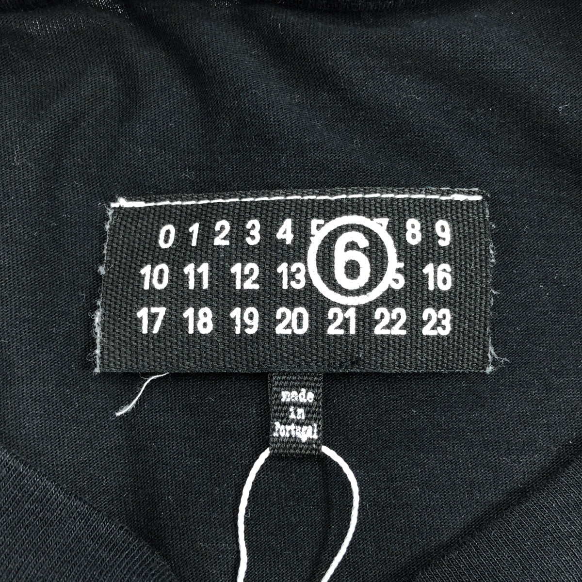 MM6 Maison Margiela / エムエムシックスメゾンマルジェラ | 2024SS | NUMERICロゴ クロップドTシャツ | S | ブラック | レディース