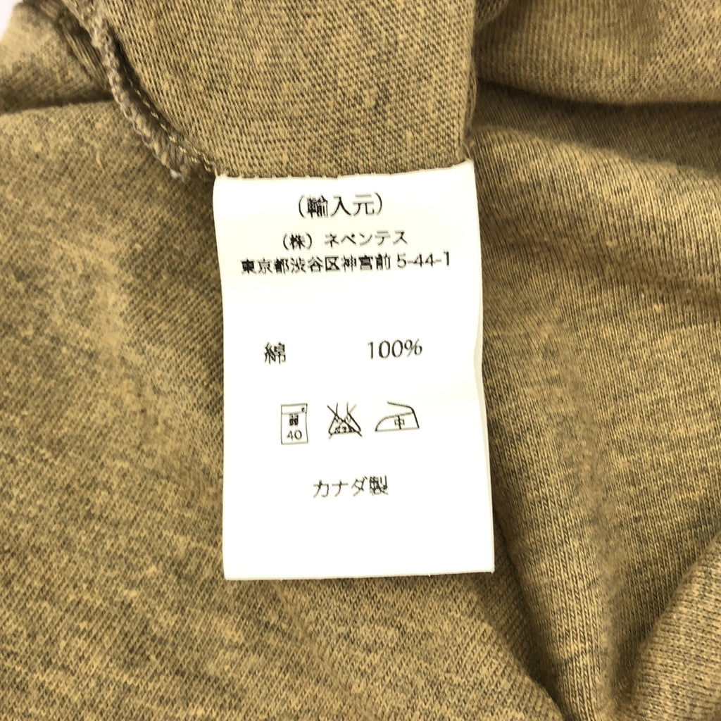 Engineered Garments / エンジニアドガーメンツ | TRAVEL&SAFARI プリント ポケット Tシャツ | S |