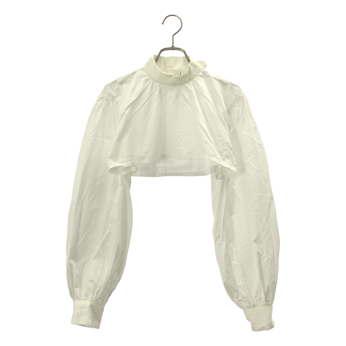 Noir Keininomiya ハイネック オーバーサイズブラウス noir kei ninomiya / ノワールケイニノミヤ | 2020SS | コットン 変形