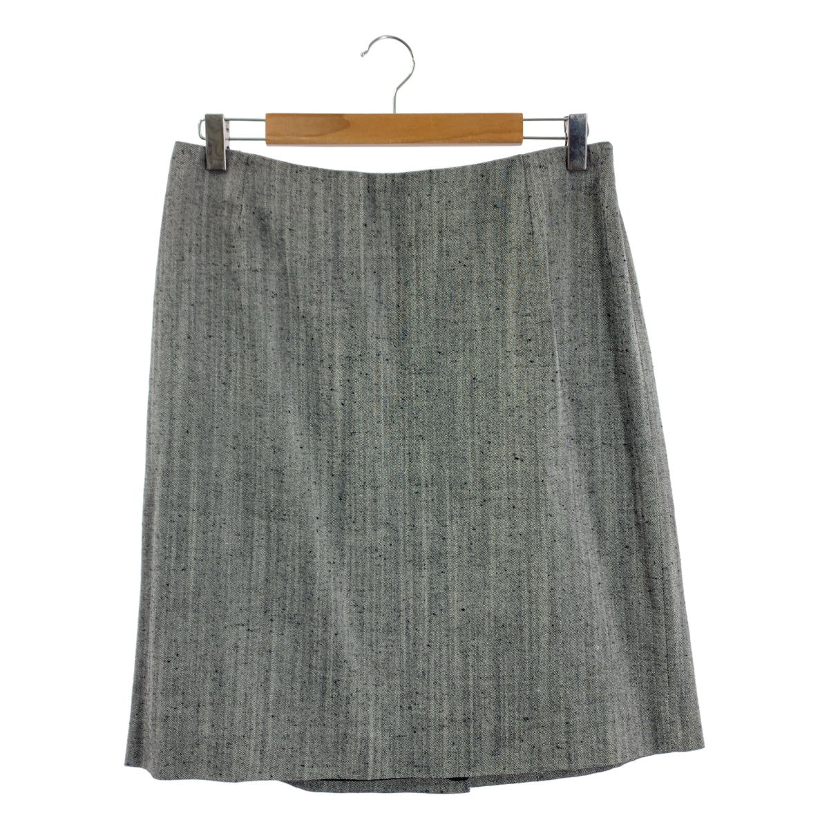PRADA / プラダ | ウール混 バックスリット スカート | 44 | レディース