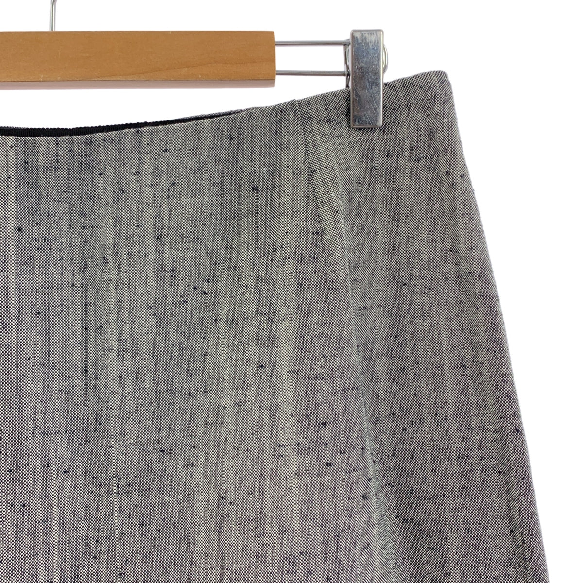 PRADA / プラダ | ウール混 バックスリット スカート | 44 | レディース