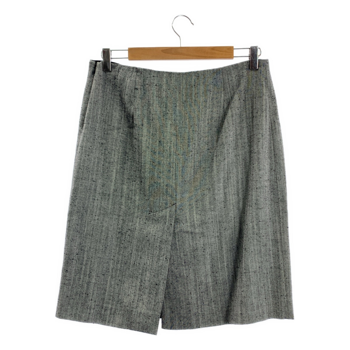 PRADA / プラダ | ウール混 バックスリット スカート | 44 | レディース