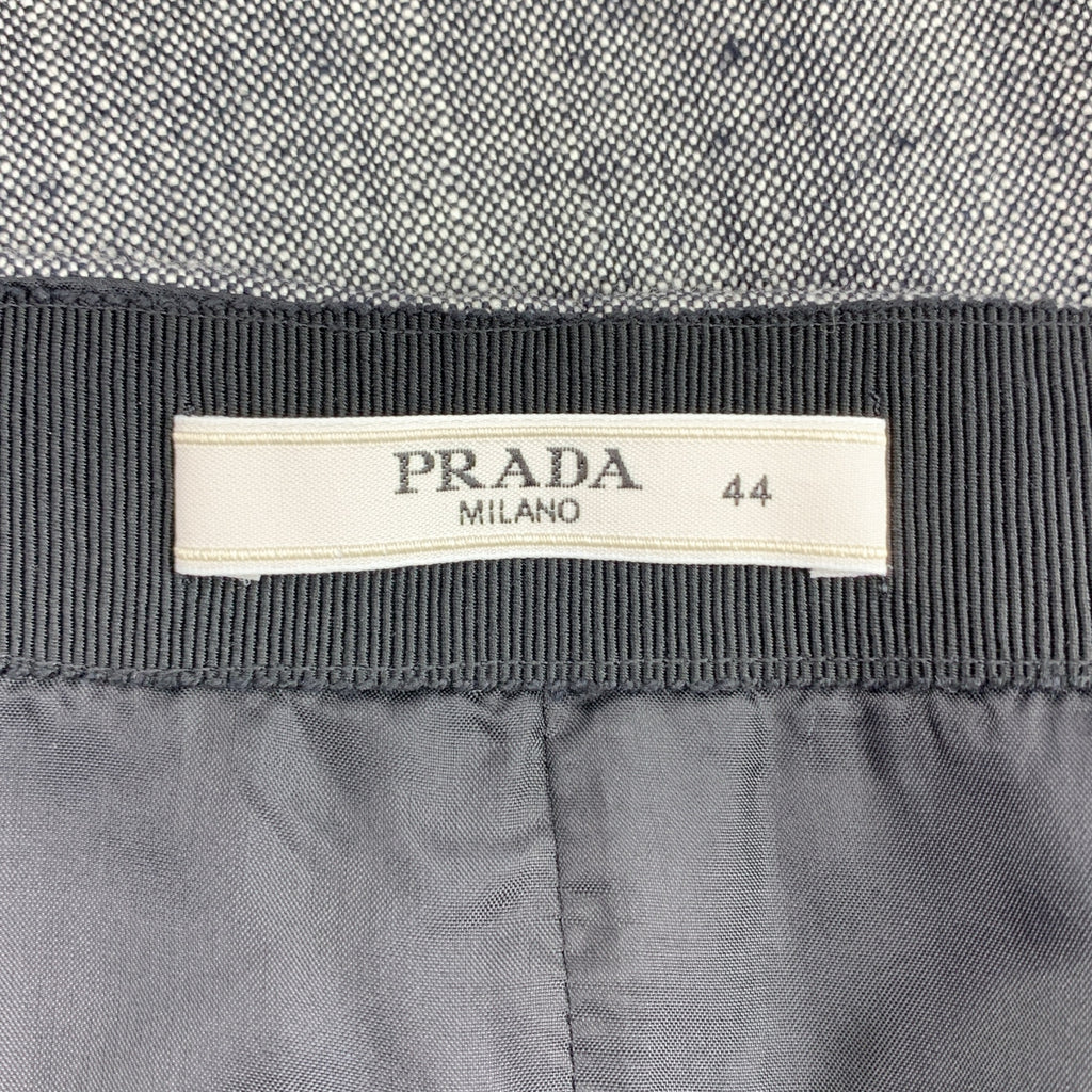 PRADA / プラダ | ウール混 バックスリット スカート | 44 | レディース