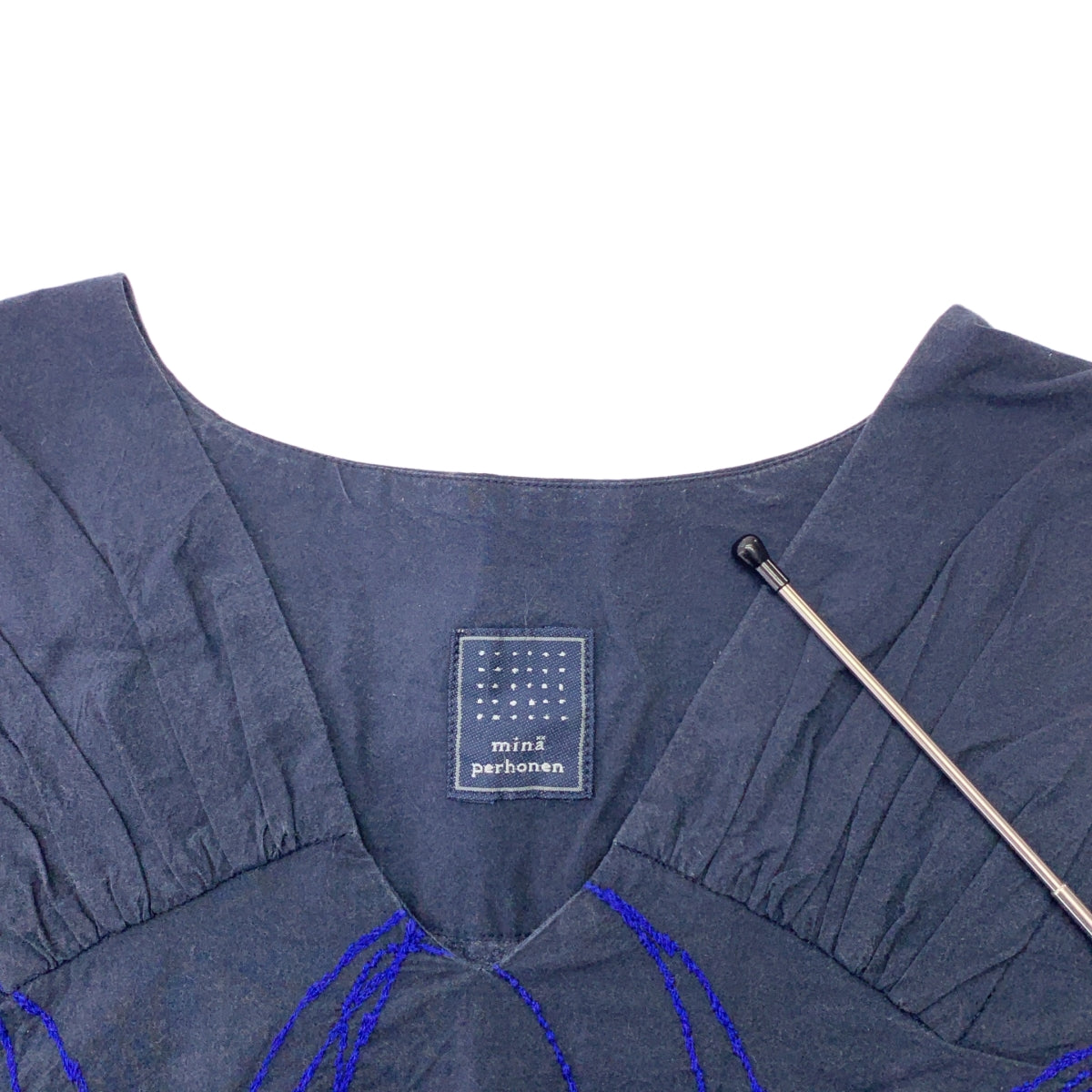 mina perhonen / 미나펠호넨 | light hole / 라이트홀 엠브로이더리 드레스 원피스 | 38 |