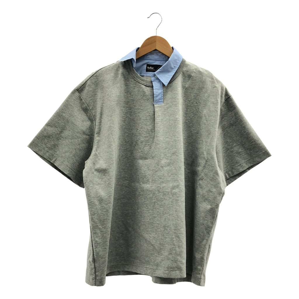 kolor / カラー | 2025SS | Collar Switched T-shirt カラー切替 Tシャツ | 2 | メンズ