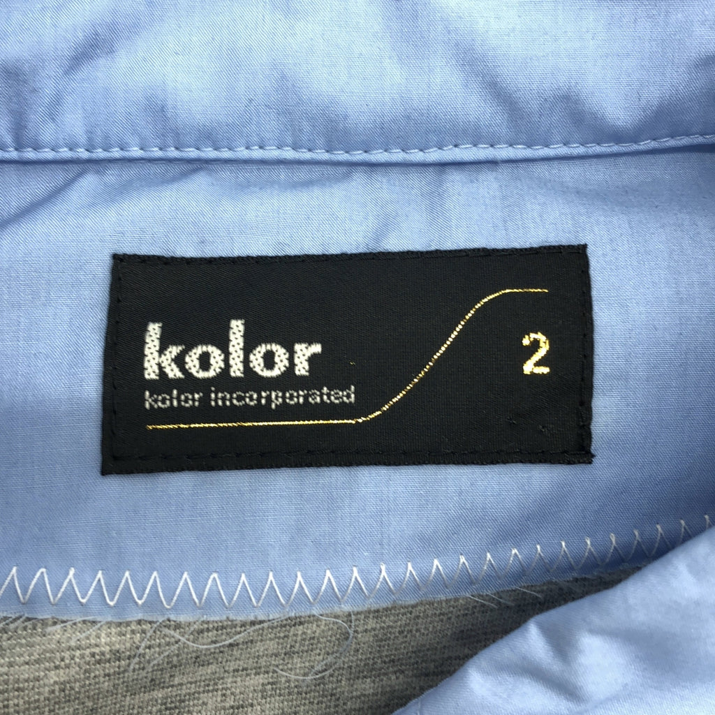 kolor / カラー | 2025SS | Collar Switched T-shirt カラー切替 Tシャツ | 2 | メンズ