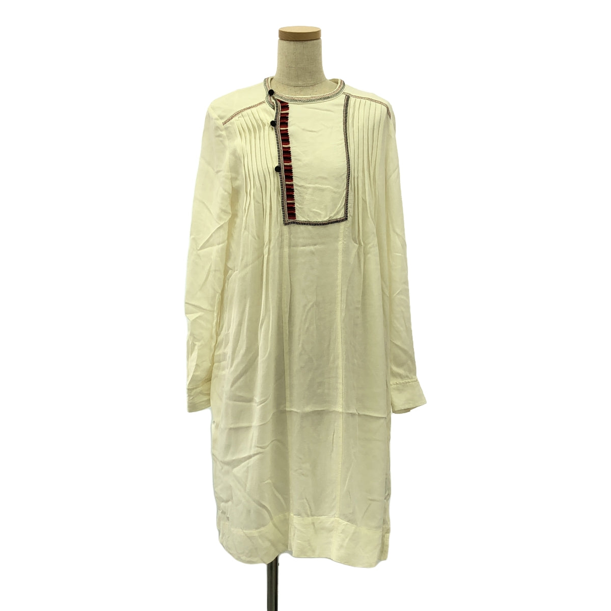 ISABEL MARANT ETOILE | Viscose Gathered Embroidery Dress | 38 | Women's