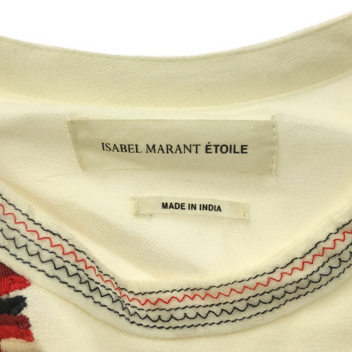 ISABEL MARANT ETOILE | Viscose Gathered Embroidery Dress | 38 | Women's