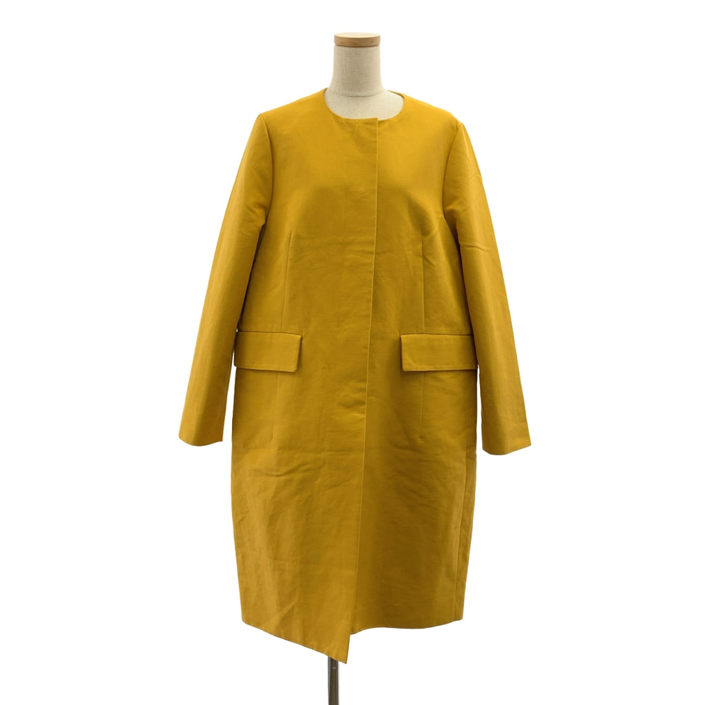 MARNI / マルニ | オーバーシルエット ノーカラー コート / 総裏地 | 42 | レディース