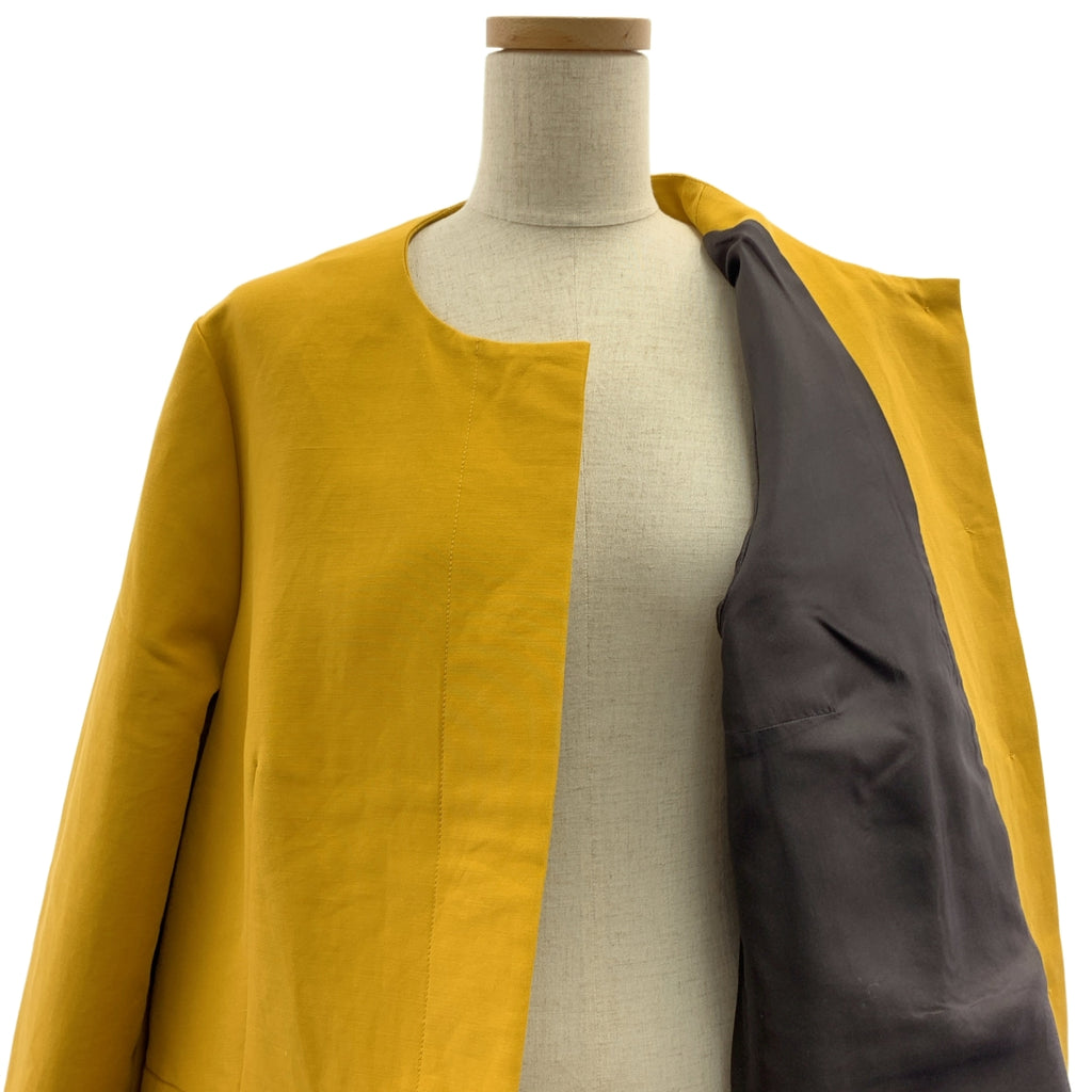 MARNI / マルニ | オーバーシルエット ノーカラー コート / 総裏地 | 42 | レディース