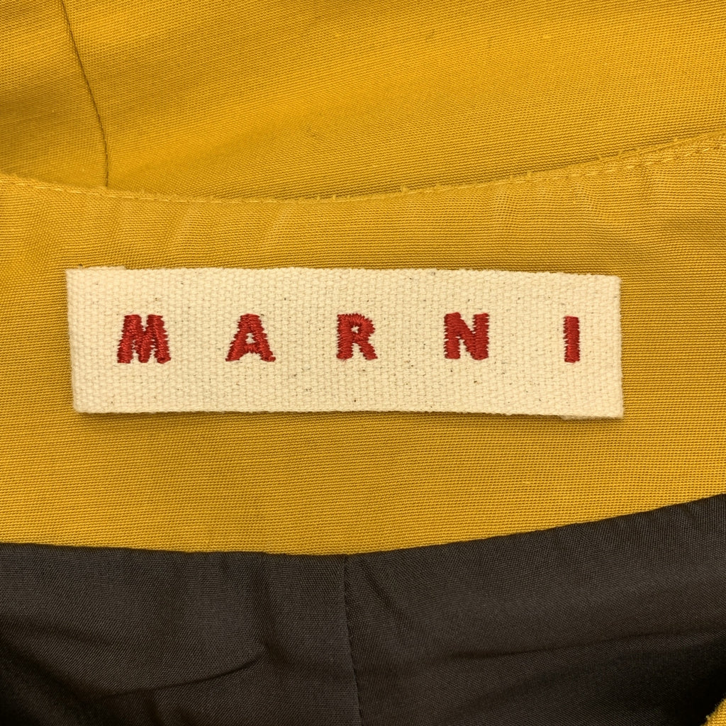 MARNI / マルニ | オーバーシルエット ノーカラー コート / 総裏地 | 42 | レディース