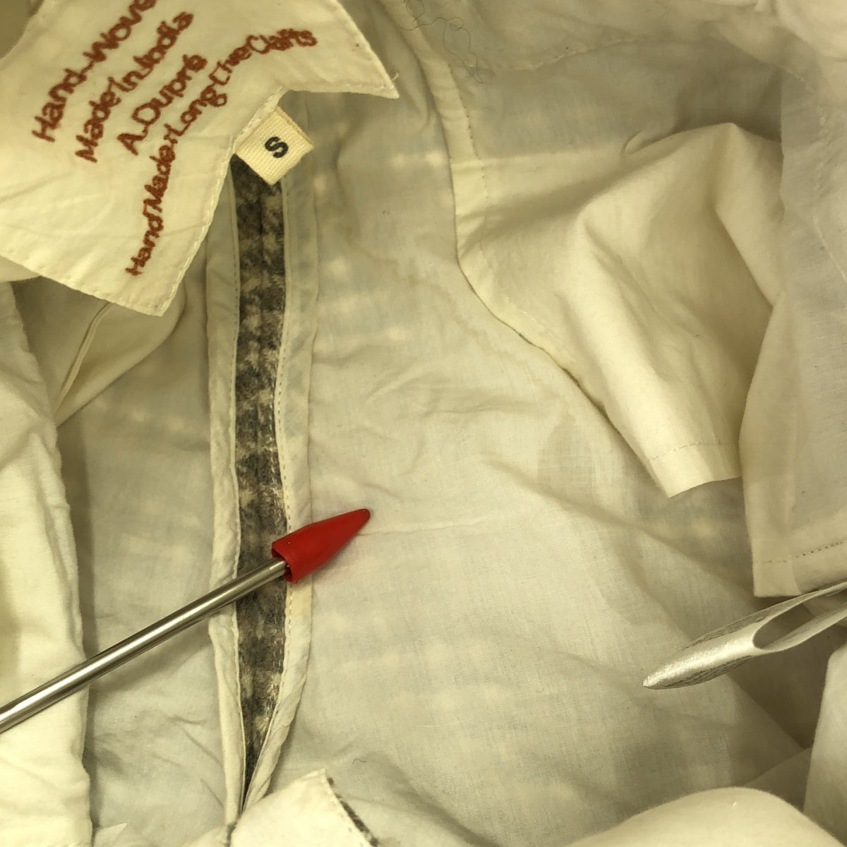 A.Dupre / エイ・デュプレ | ウール チェック テーパードパンツ | S | グレー | レディース