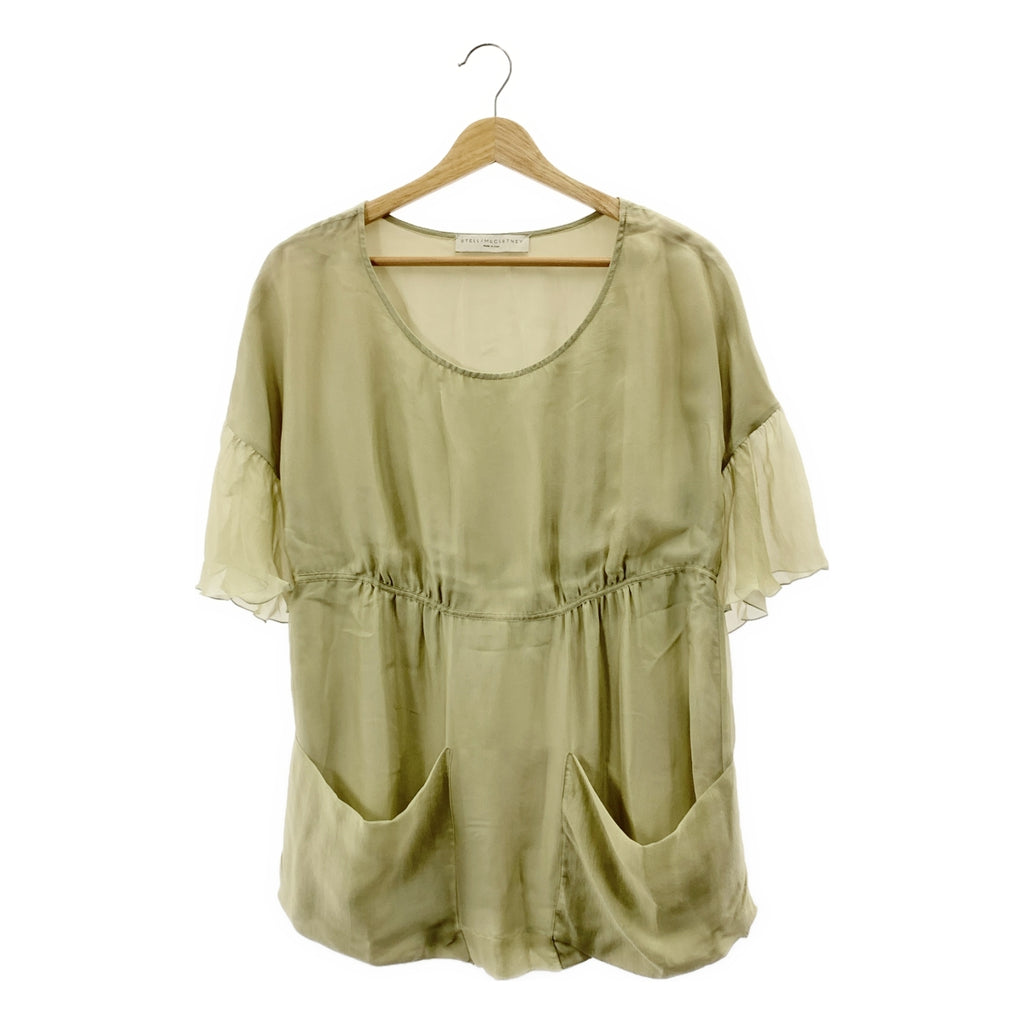 STELLA McCARTNEY | 絲質混紡褶皺襯衫 | 尺寸 38 | 女款