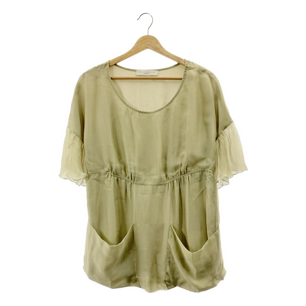 STELLA McCARTNEY | 絲質混紡褶皺襯衫 | 尺寸 38 | 女款